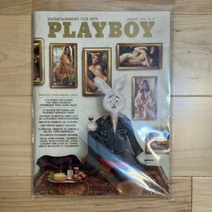 January 1975 Playboy complete, sleeved, Good